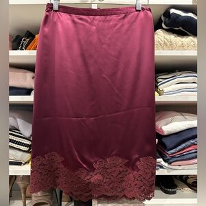 Banana Republic Deep Red Skirt